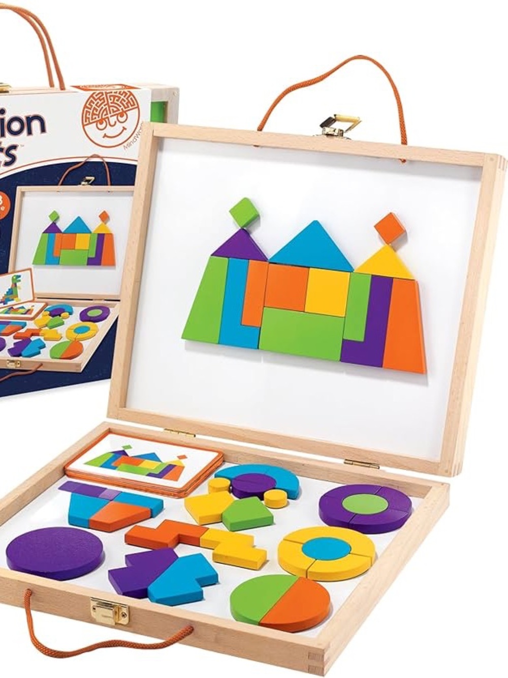 MindWare Tangrams Imagination Magnets Montessori Learning Toddler Kids Shapes